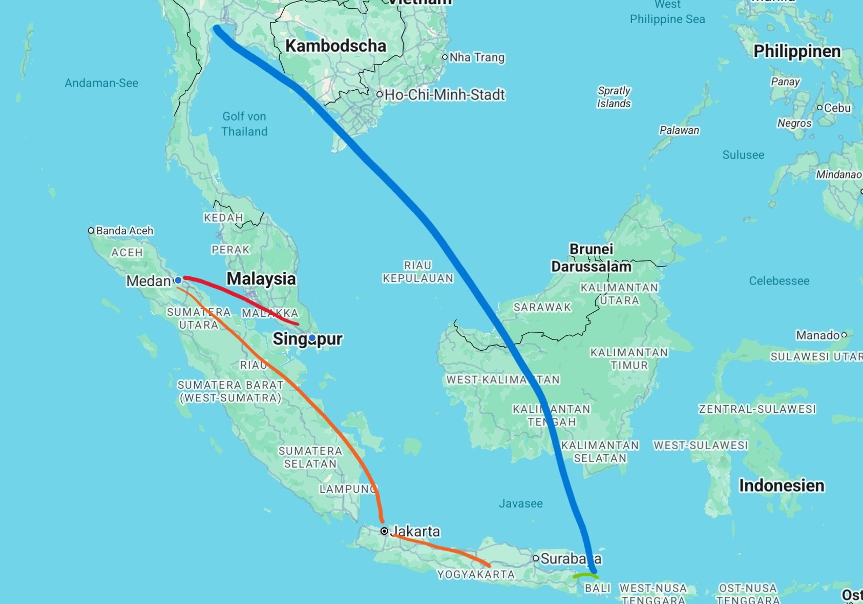 Indonesien April/Mai 2025 Reisebeschreibung
